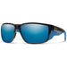 Smith Mens Freespool MAG Black Imperial Blue Frame Blue Mirror Polarized Lens Sunglasses - 20152080764QG - WatchCo.com