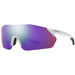 Smith Mens Reverb Matte White Frame Violet Mirror Lens Sunglasses - 2015216HT99DI - WatchCo.com