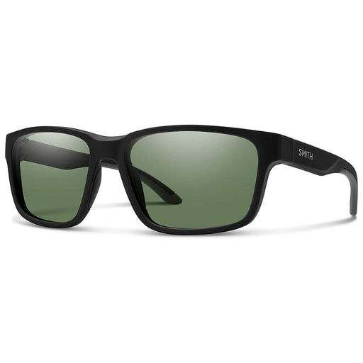Smith Mens Basecamp Matte Black Frame Gray Green Polarized Lens Sunglasses - 20192900359L7 - WatchCo.com