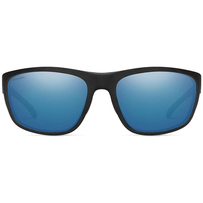 Smith Mens Redding Matte Black Frame Blue Mirror Polarized Lens Sunglasses - 20234300362QG - WatchCo.com