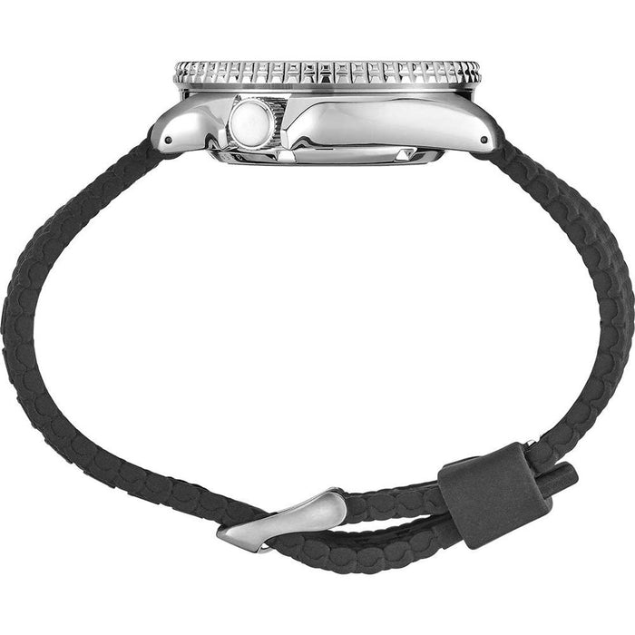 Seiko Mens Automatic 5 Sports Silicone Band Blue Dial Stainless Steel Watch - SRPD93 - WatchCo.com