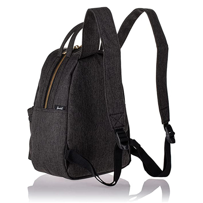 Herschel Unisex Black Crosshatch Small 14L Nova Backpack - 10502-02090-OS