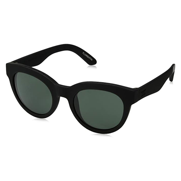 Toms Womens Gray Lens Black Frame One Size Non Polarized Round Sunglasses - 10014016