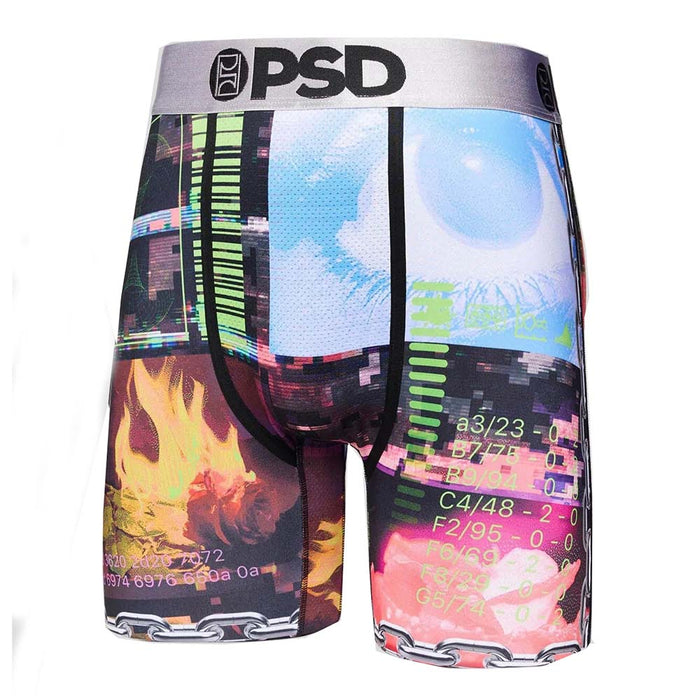 PSD Men's Multicolor Interface Boxer Briefs Underwear - 322180086-MUL