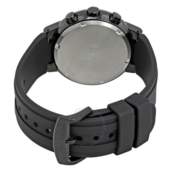 Citizen Eco-Drive Mens Polyurethane Band Black Dial Watch - AT2405-01E