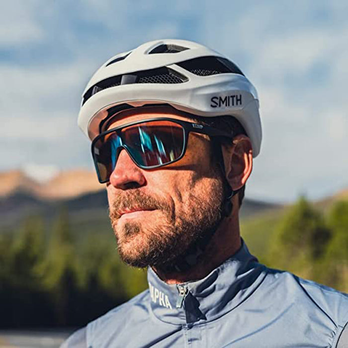 Smith White/Matte White Trace MIPS Road Cycling Helmet - E007283K05559