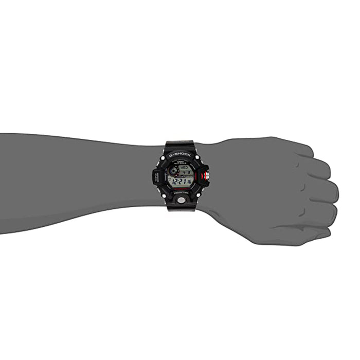 Casio Mens G-SHOCK Rangeman Master Gray Dial Black  Type	Plastic Band Stainless Steel Quartz Watch - GW-9400-1