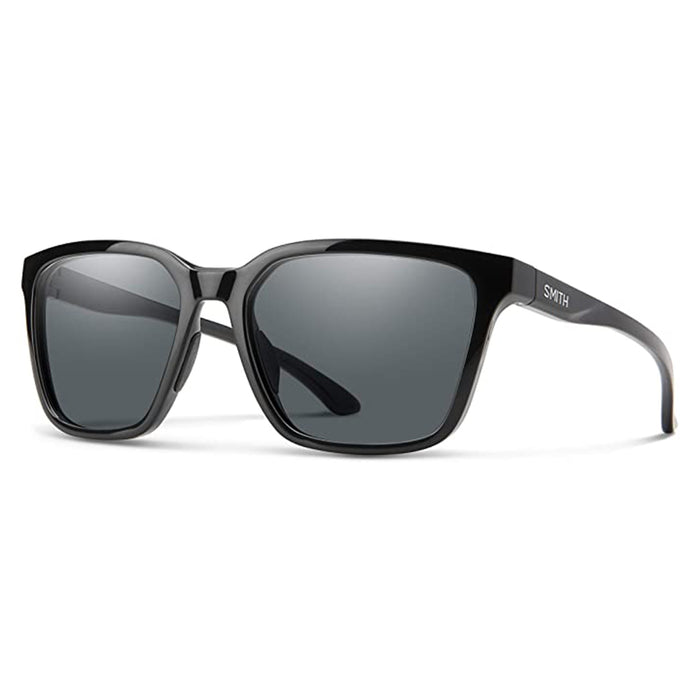 Smith Womens Black Frame Grey Mirror Lens Non-Polarized Shoutout Lifestyle Sunglasses - 20230280757IR