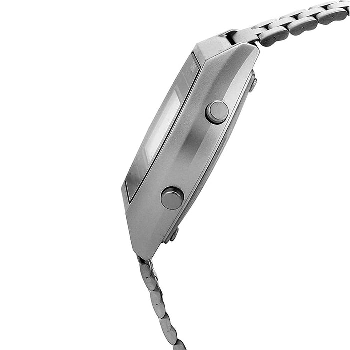 Casio Men's Gray Dial Silver Stainless Steel Band Quartz Watch - B640WD-1AVDF