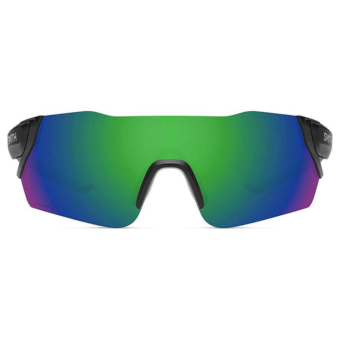 Smith Attack Men's Matte Black Band ChromaPop Green Mirror Lens Sports Sunglasses - ATCMGMMBR