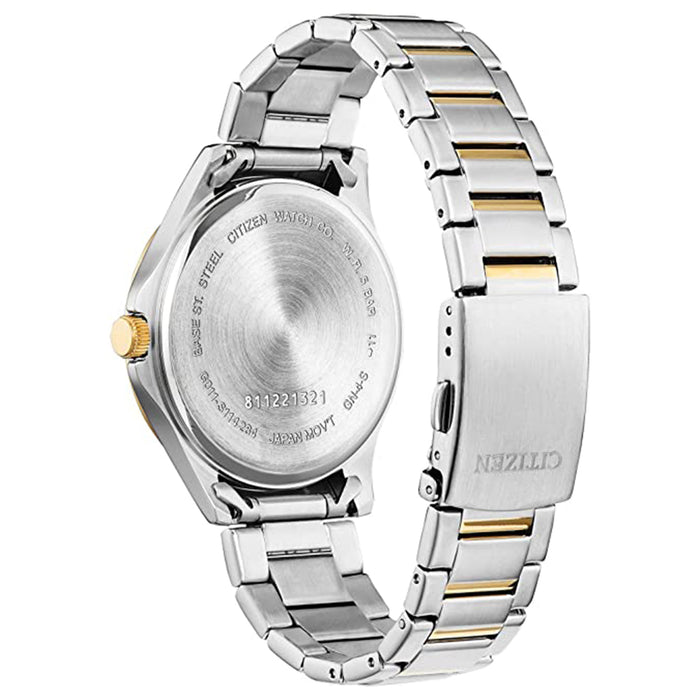 Citizen Mens Quartz Silver Dial Two Tone Band Stainless Steel Strap Watch - BF2005-54A
