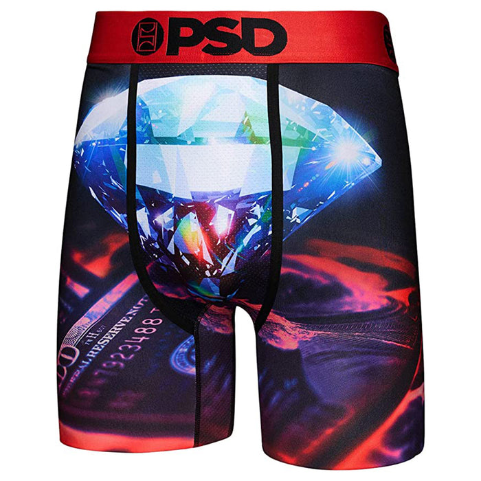 PSD Men's Red Bones Boxer Briefs Underwear - 123180050-RED
