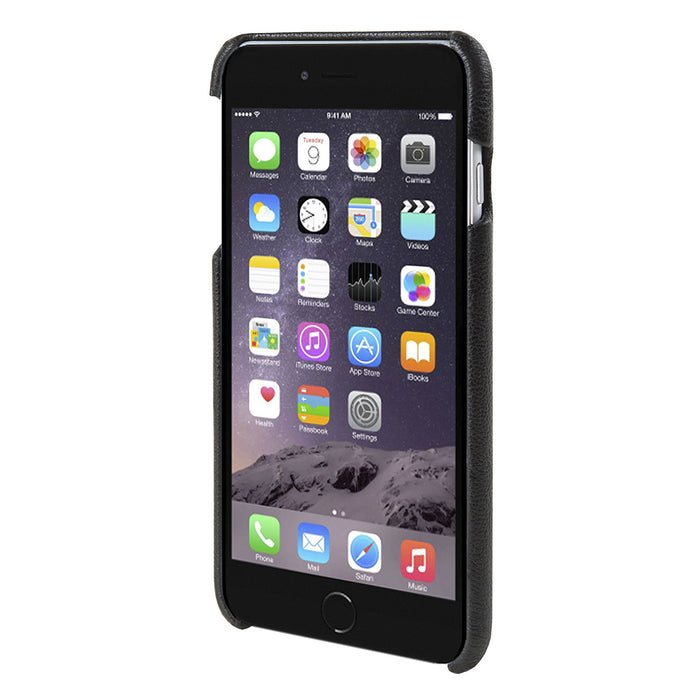 HEX Solo iPhone 6 Plus Black Leather Wallet and Phone case - HX1836-BLCK