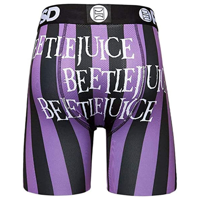 PSD Mens Beetlejuice X3 Boxer Brief Purple Underwear
