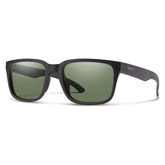 Smith Womens Matte Black Frame Chromapop Gray Green Lens Polarized Lifestyle Sunglasses - 203671K8755L7