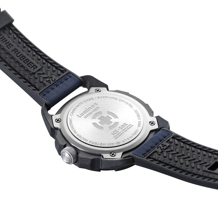 Luminox Men's Ice-Sar Arctic 1000 Series Black Rubber Strap Blue Analog Dial Quartz Watch - XL.1003.ICE