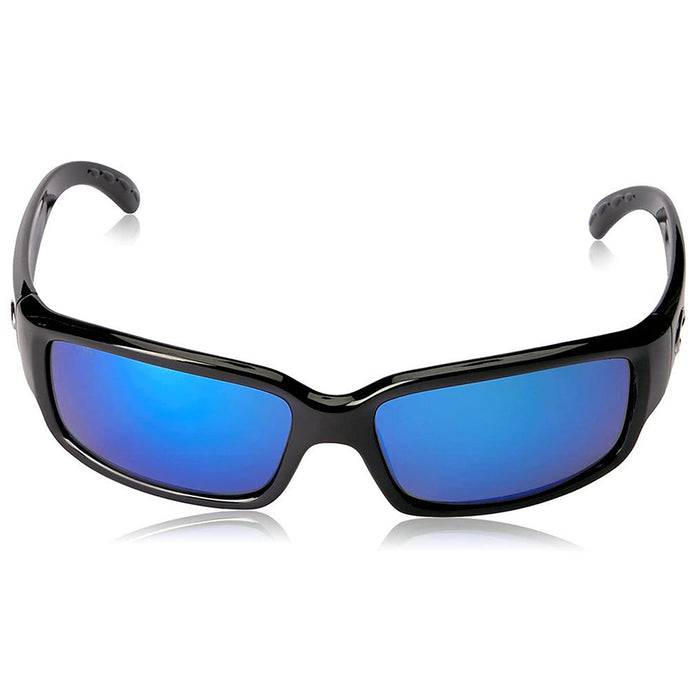 Costa Del Mar Mens Caballito Shiny Black Frame Blue Mirror 580G Lens Sunglasses - CL11OBMGLP