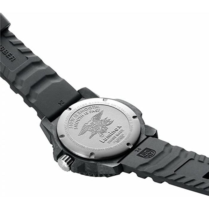 Luminox Unisex Black Dial Rubber Band Quartz Watch - XS.3801.BO.SIS