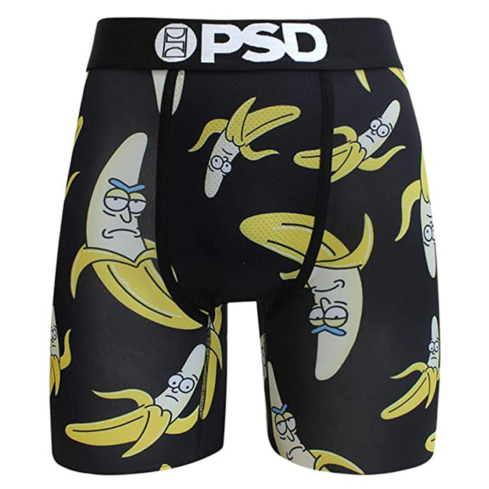 PSD Men's Black Bananas All Over Boxer Briefs Underwear - E31911065-BLK