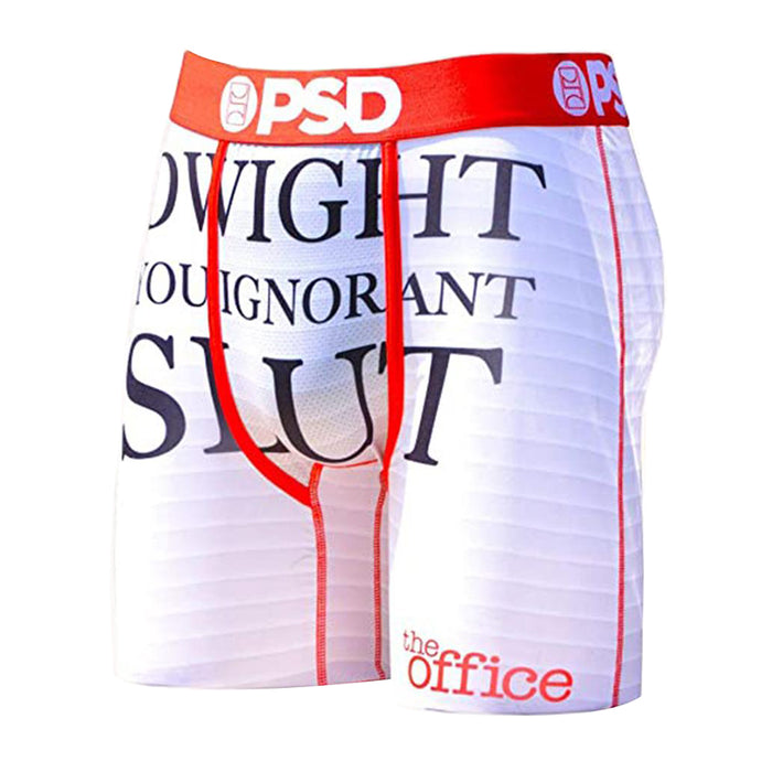 PSD Men's Red Dwight Bottom Boxer Briefs Underwear - E11911043-RED