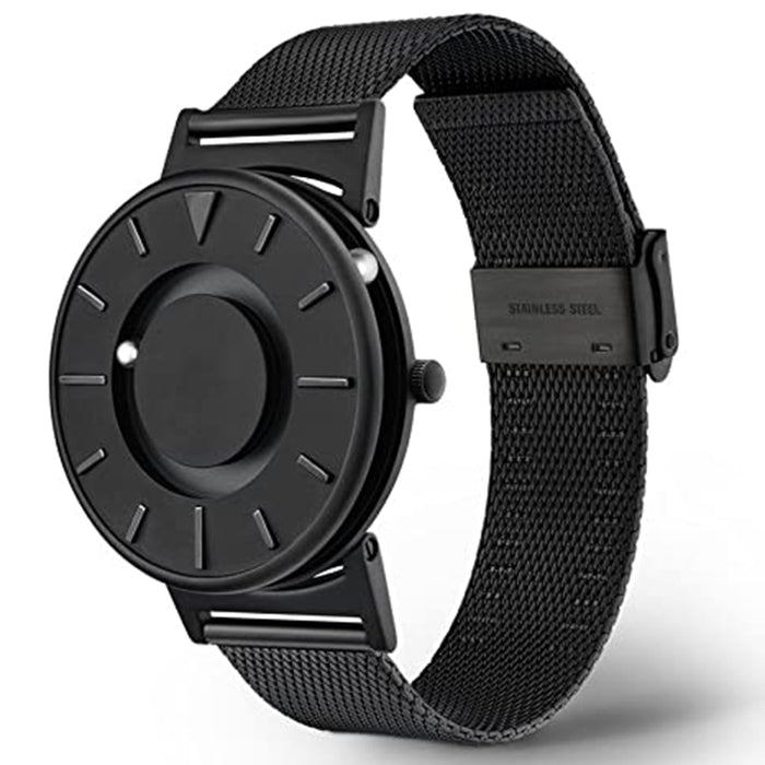 Eone Unisex Black Stainless Steel Band Classic Bradley Quartz Watch - BR-BLK