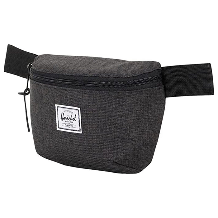 Herschel Unisex Black Crosshatch Fourteen 1.0L Standard Size  Waist Pack Bag - 10514-02090-OS