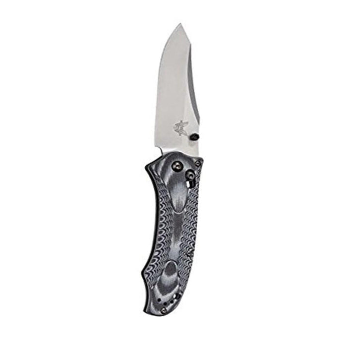 Benchmade Rift AXIS Black and Charcoal Satin Plain Blade G10 Handle Knives - BM-950