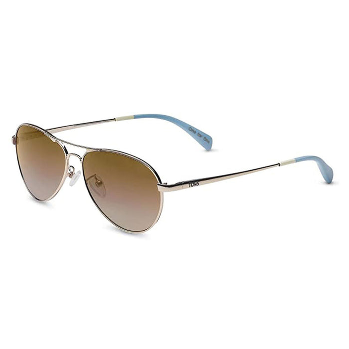TOMS Unisex Metal Frame Plastic Lens Kilgore Polarized Sunglasses - 10000580