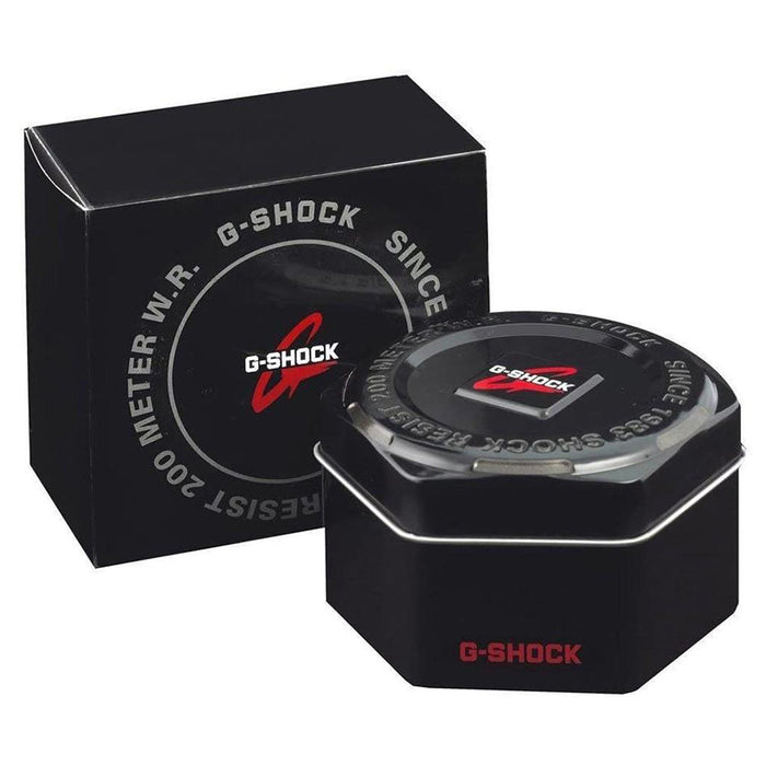 Casio Men's G-Shock White Resin Band Black Dial Analog-Digital Quartz Sports Watch - GAS-100B-7A