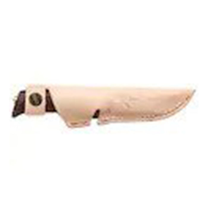 Helle 2.64" Drop Point Spire Fixed Blade Birch Handle Brown Knife - HELLE06