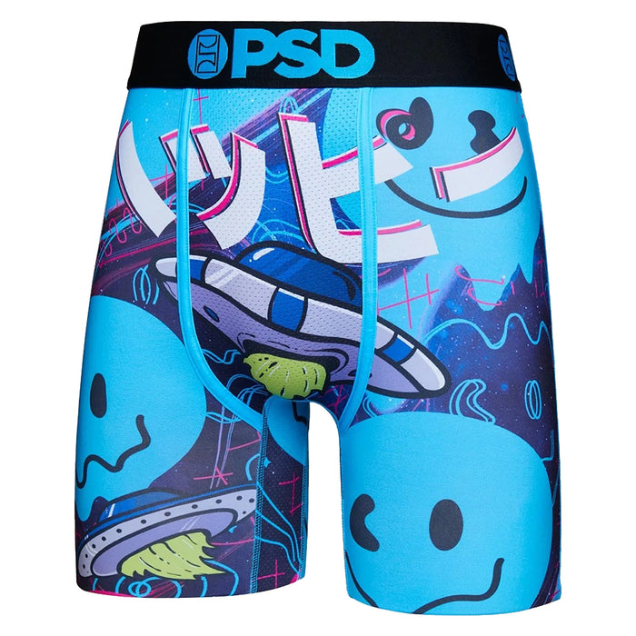 PSD Men's Blue Cosmic Gang Boxer Briefs Underwear - 422180044-BLU