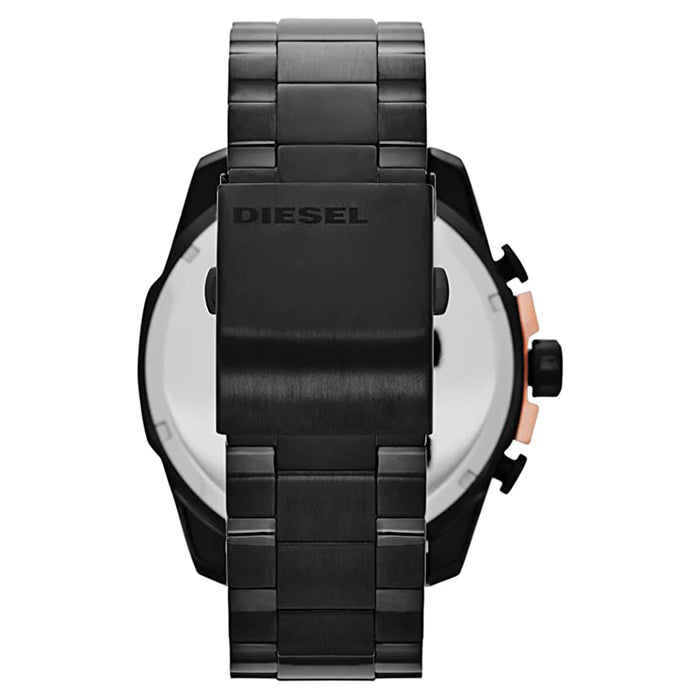 Diesel Mens Black Dial Stainless Steel Band Quartz Watch - DZ4309