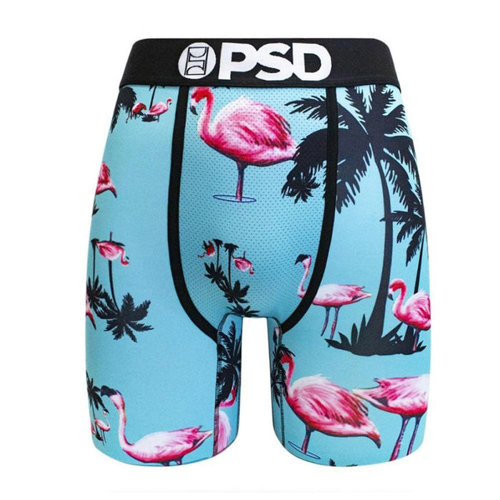 PSD Men's Turquoise Flamingo Inn Boxer Briefs Underwear - E11911026-TURQUOISE-XL