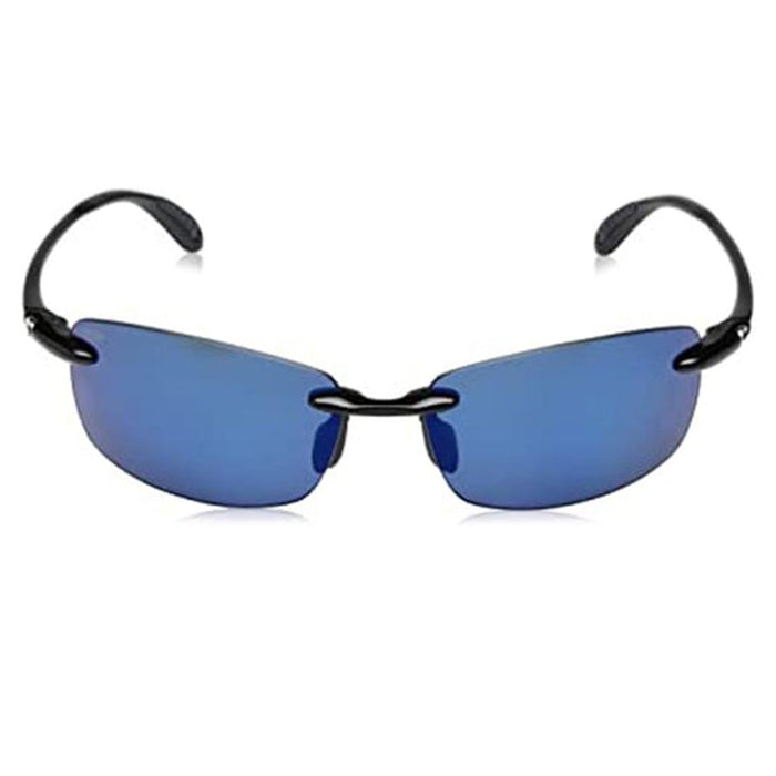 Costa Del Mar Mens Ballast Shiny Black Frame Blue Mirror Polarized Lens Sunglasses - BA11OBMP