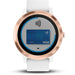 Garmin Unisex Vivoactive 3 White Silicone Band Black Dial GPS Smart Watch - 010-01769-09 - WatchCo.com