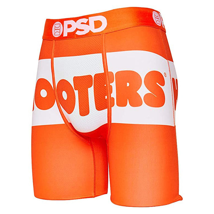 PSD Men's Orange Hooters Corp Logo Boxer Briefs Underwear - 121180077-ORG