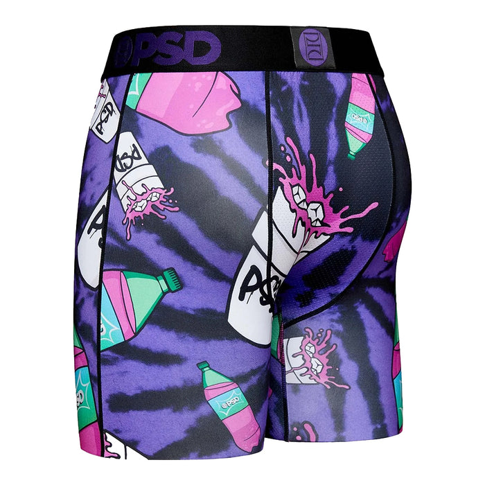 PSD Men's Purple Grape Soda Boxer Briefs Underwear - 422180079-PUR