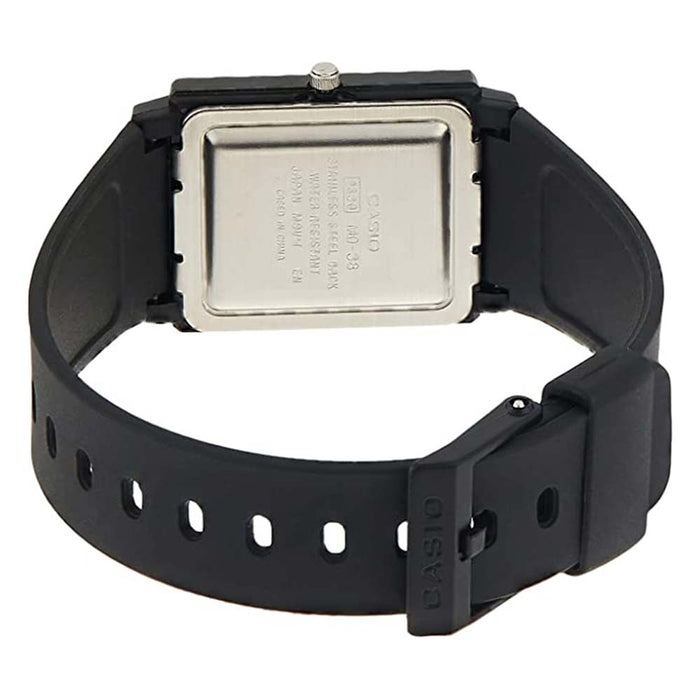 Casio Men's Gray Dial Black Resin Band Quartz Watch - MQ-38-8ADF