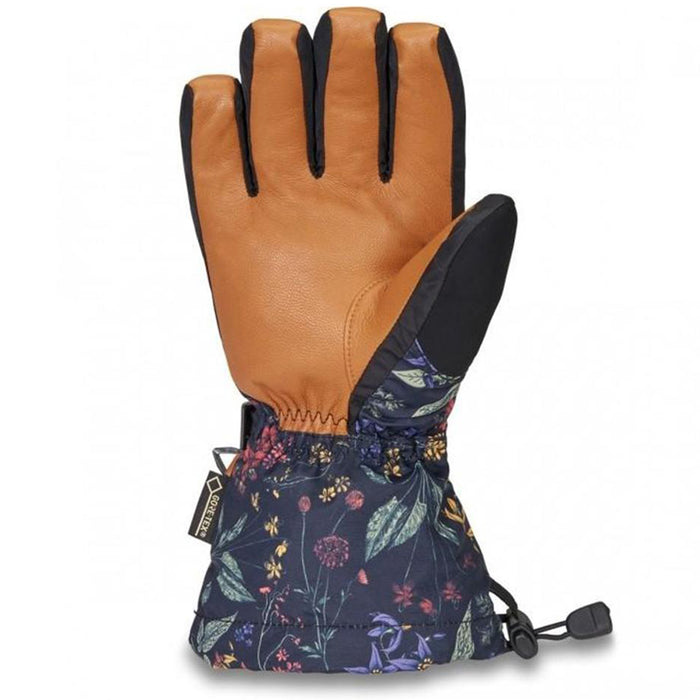 Dakine Womens Leather Sequoia Snowboard Gore-Tex Botanics Small Gloves - 10000705-BOTANICS-S