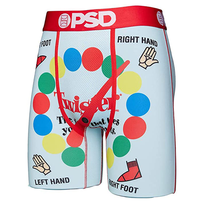 PSD Men's Multicolor Twister Boxer Briefs Underwear - 321180013-MUL