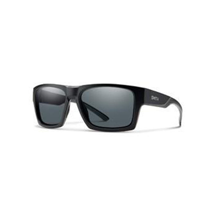 Smith Outlier XL 2 Unisex Matte Black Frame Grey Polarized Lens Square Sunglasses - 200673P5I59M9