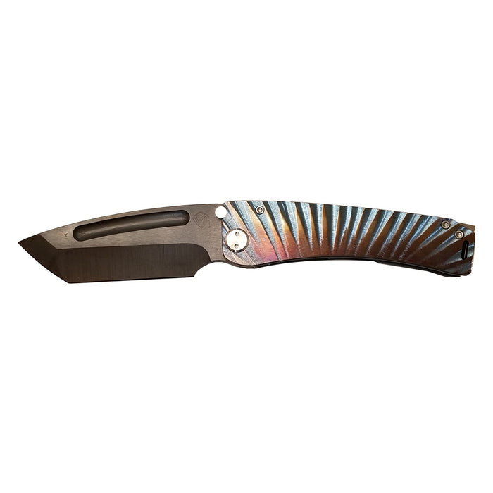 Medford Flat Ground Aluminum Handle Cutting edge 3.625 in knife - MK07DVT-02AN