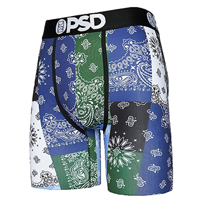 PSD Men's Multicolor Patch Bandana 3-Pack Boxer Briefs Underwear - 321180098-MUL