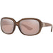 Costa Del Mar Womens Gannet Shiny Taupe Crystal Frame Copper Silver Mirror Polarized 580G Lens Sunglasses - GNT120OGMP - WatchCo.com