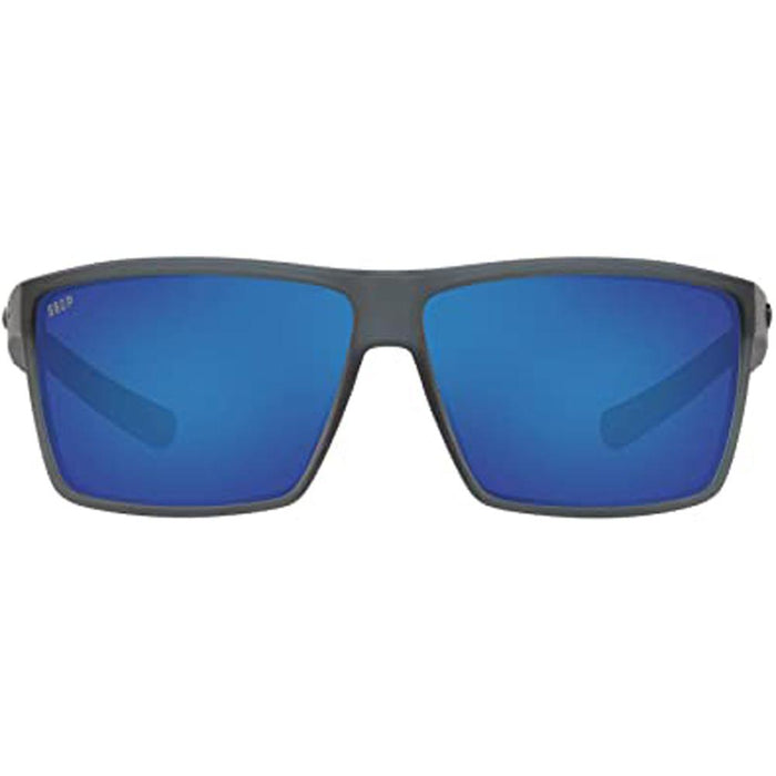 Costa Del Mar Mens Rincon Matte Smoke Crystal Frame Grey Blue Mirror Polarized Lens Sunglasses - RIN156OBMP - WatchCo.com