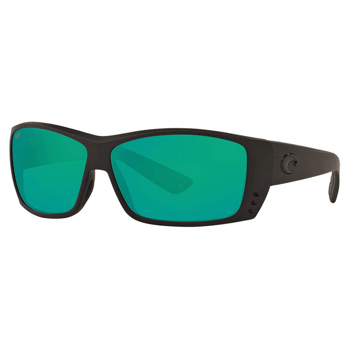 Costa Del Mar Mens Cat Cay Blackout Frame Copper Green Mirror Polarized 580p Lens Sunglasses - AT01OGMP
