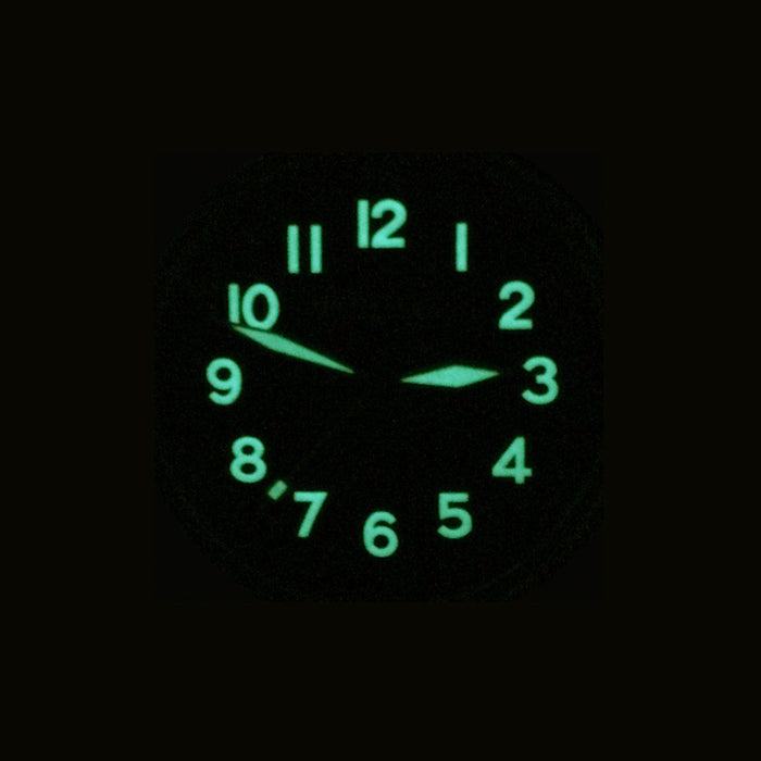 Bertucci Mens A-11T Americana Onyx Black Dial Burgundy Shell Cordovan leather Band Quartz Watch - 13342
