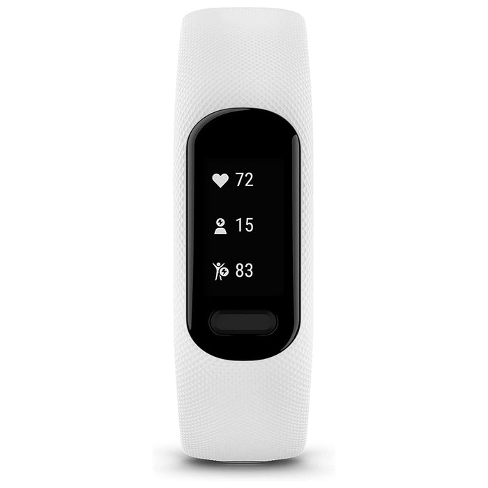 Garmin vivosmart 5 White Long-Lasting Battery Simple Design Fitness Tracker - 010-02645-01