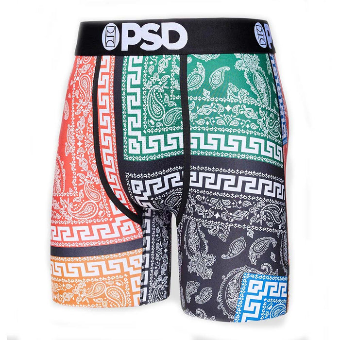 PSD Men's Multicolor Rich Meander Lux Boxer Briefs Underwear - 322180041-MUL