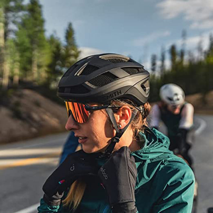 Smith Matte Blackout Trace MIPS Road Cycling Helmet - E007283K65155